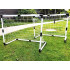 Futbola vārti bērniem, komplekts ar 2 vārtiem, 2 bumbām un pumpiņu SP0886 95x70cm