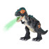 Liels interaktīvs dinozauru robots T-rex ar skaņas, gaismas un tvaika efektiem, dēj olas ZA5716