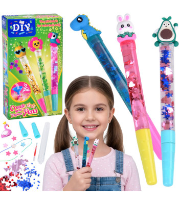 DIY komplekts pildspalvu izgatavošanai, 3 gab., radoša dekorēšana ZA6146