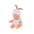 Mini lelle mazulis aitiņas tērpā ar kustīgām rokām, kājām un grozāmu galvu, 11 cm, ZA6454