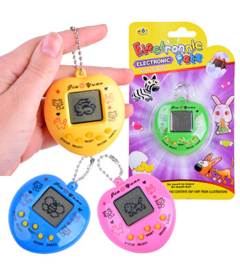 Elektroniskā spēle TAMAGOCHI tamagoczi – atslēgu piekariņš virtuālā mājdzīvnieka aprūpei GR0212