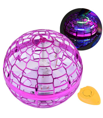Lidojošā UFO bumba ar gaismām, vadāma ar roku RC0605