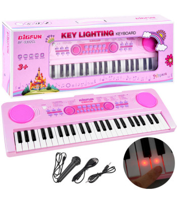 Bērnu keyboard ar izgaismotiem taustiņiem BigFun IN0151