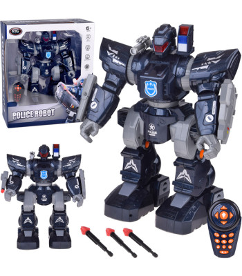 Tālvadības policijas robots – staigā, dejo, šauj un spīd RC0731