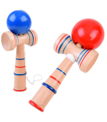 Koka kendama – veiklības spēle un koka rotaļlieta GR0462