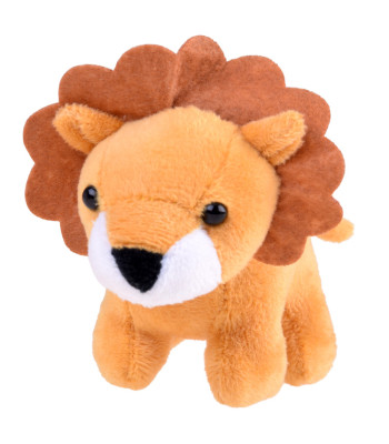 Plīša rotaļlieta Safari lauva – sērija: mini Zoo dzīvnieciņi ZA4415 C, 14 × 9 × 6 cm