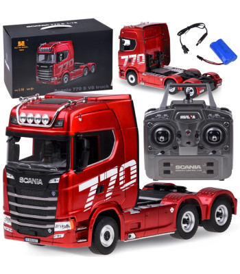 Radiovadāma kravas automašīna ar licenci un tālvadības pulti Scania 770 S V8 RC0788