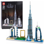 Konstrukciju klucīši Dubaijas panorāma – slavenās pilsētas ēkas 3000+ele ZA6269