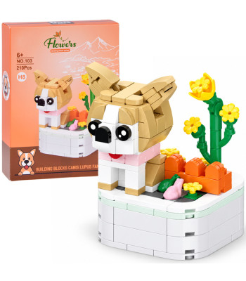 Konstrukciju klucīši Shiba Inu, 210 elementi, ZA6620 H
