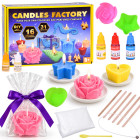 DIY sveču izgatavošanas komplekts Candles Factory – smaržīgas un krāsainas ZA6579