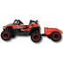 Divvietīgs bērnu elektromobilis ar piekabi BUGGY 4x4 PA0342