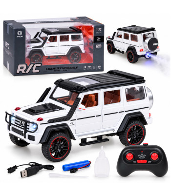 Tālvadības metāla automašīna ar atveramām durvīm un LED apgaismojumu Brabus G800 RC0771