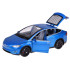 Radiovadāms metāla automobilis ar LED apgaismojumu un dūmu efektu, Tesla Model X RC0772, 1:22