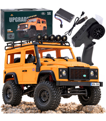 Tālvadības apvidus automobilis 2 vienā LAND ROVER Defender 90 4x4 RC0761, mērogs 1:12