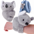Mīksta, elastīga plīša aproce – pelēka koala ZA6260