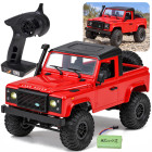 Radiovadāms apvidus automobilis 2 vienā ar 4x4 piedziņu LAND ROVER Defender 90, 1:12, RC0760
