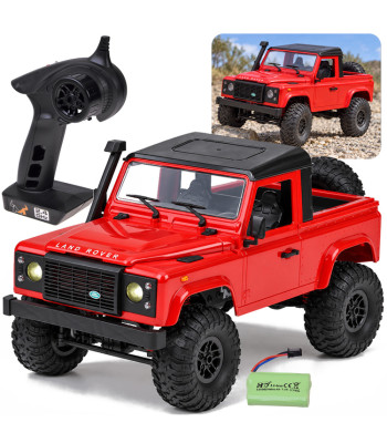 Radiovadāms apvidus automobilis 2 vienā ar 4x4 piedziņu LAND ROVER Defender 90, 1:12, RC0760