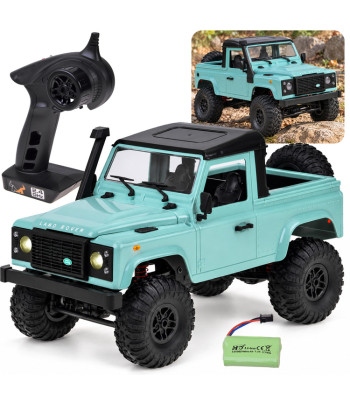 Tālvadības apvidus automašīna 2 vienā ar 4x4 piedziņu – LAND ROVER Defender 90, 1:12, RC0760
