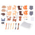 Radošs filca šūšanas komplekts “Meža dzīvnieciņi” ZA5274