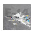 Tehniskie konstruktoru klucīši — amerikāņu iznīcinātājs F-14 Tomcat, 1443 detaļas, ZA5301