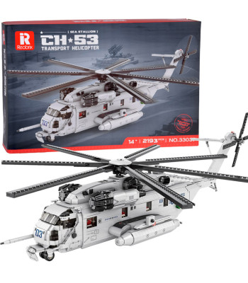 Konstruktoru kluči transporta helikoptera modelim CH53 ZA5303, 2193 elementi