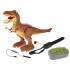 Ar žestiem vadāms tālvadības dinozaurs T-rex ar RC pulti, 2 vienā, rūc un spīd, RC0625 BR