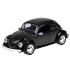 Tālvadības retro automašīna Garbus, melna, 1:16, 27 MHz, RC0759