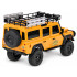 Tālvadības apvidus auto Land Rover Defender 110, 4WD, dzeltenā krāsā, 1:18, MN-111, RC0762