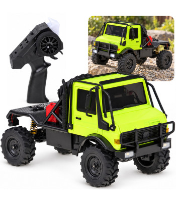 Tālvadības apvidus kravas auto ar LED apgaismojumu, zaļš, U4000 MN-333, 1:18, RC0767