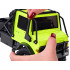 Tālvadības apvidus kravas auto ar LED apgaismojumu, zaļš, U4000 MN-333, 1:18, RC0767