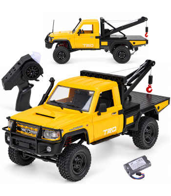 Tālvadības automašīna Toyota Land Cruiser ar vinču, 4x4, 1:12, 39 × 15 × 16 cm, RC0766