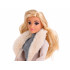 Anlily klasiska stila lelle ar smilškrāsas mēteli un kombinezonu ZA6232