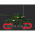 Reobrix licencēts klucīšu komplekts — Sherman M4A3E8 tanks, 839 detaļas, ZA5806