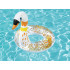Bestway bērnu piepūšamais peldriņķis ar mirdzumiem — gulbis, 61 cm, Shimmer N’ Float™, 36306