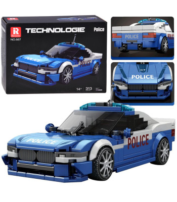 Konstruktoru kluči — sporta policijas patruļauto, 313 detaļas ZA6433