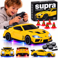 Tālvadības automašīna Toyota Supra Drift, 4x4, LED, RC0803, 1:43