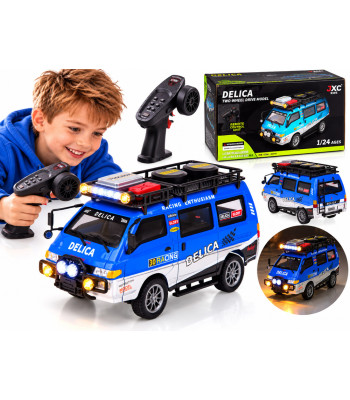 Tālvadības apvidus automobilis Mitsubishi Delica, RC0805, 1:24