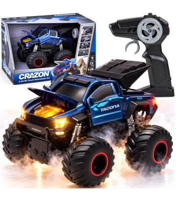 Tālvadības monster truck Crazon 4x4 ar dūmu efektu, RC0785