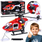 Ugunsdzēsēju glābšanas helikopters Air Fire ar gaismas un skaņas efektiem, ZA6393