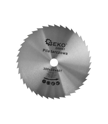 Koka zāģripa b/w (20) 300x32x40T