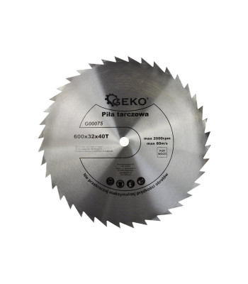 Kokmateriālu zāģa disks b/w (5) 600x32x40T
