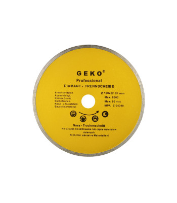 Dimanta disks GEKO(50) ar nepārtrauktu malu 180mmx22,23