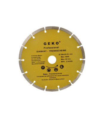 Segmentēts dimanta disks GEKO (50), 180 mm