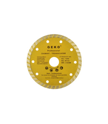 Dimanta turbo griezējdisks GEKO (100/200), 125 mm
