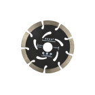 Segmentēts dimanta disks, melns GEKO 125 mm x 10 mm (100)