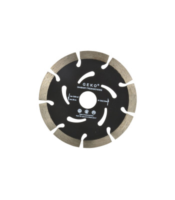 Segmentēts dimanta disks, melns GEKO 125 mm x 10 mm (100)