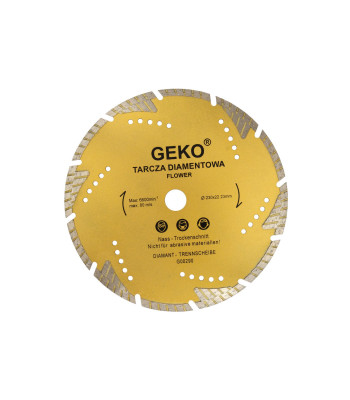 Dimanta griešanas disks GEKO “flower” (25/40) 230mm