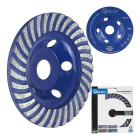 Dimanta slīpēšanas disks betonam Turbo GEKO (20) 125 mm