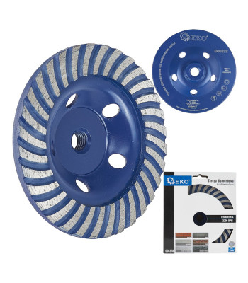 Dimanta slīpripa slīpēšanai Turbo GEKO, M14, 125 mm