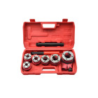 Hidrauliskais cauruļu vītņgriezis, 6 elementu komplekts, 1/4"–1 1/4"